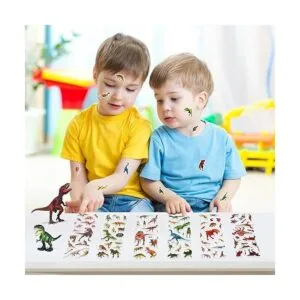 20 hojas de calcomanías realistas de dinosaurio para_5