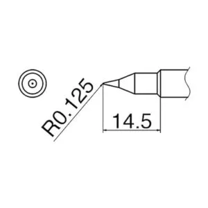 Hakko T18S4 Punta de soldadura serie T18 para Hakko_2