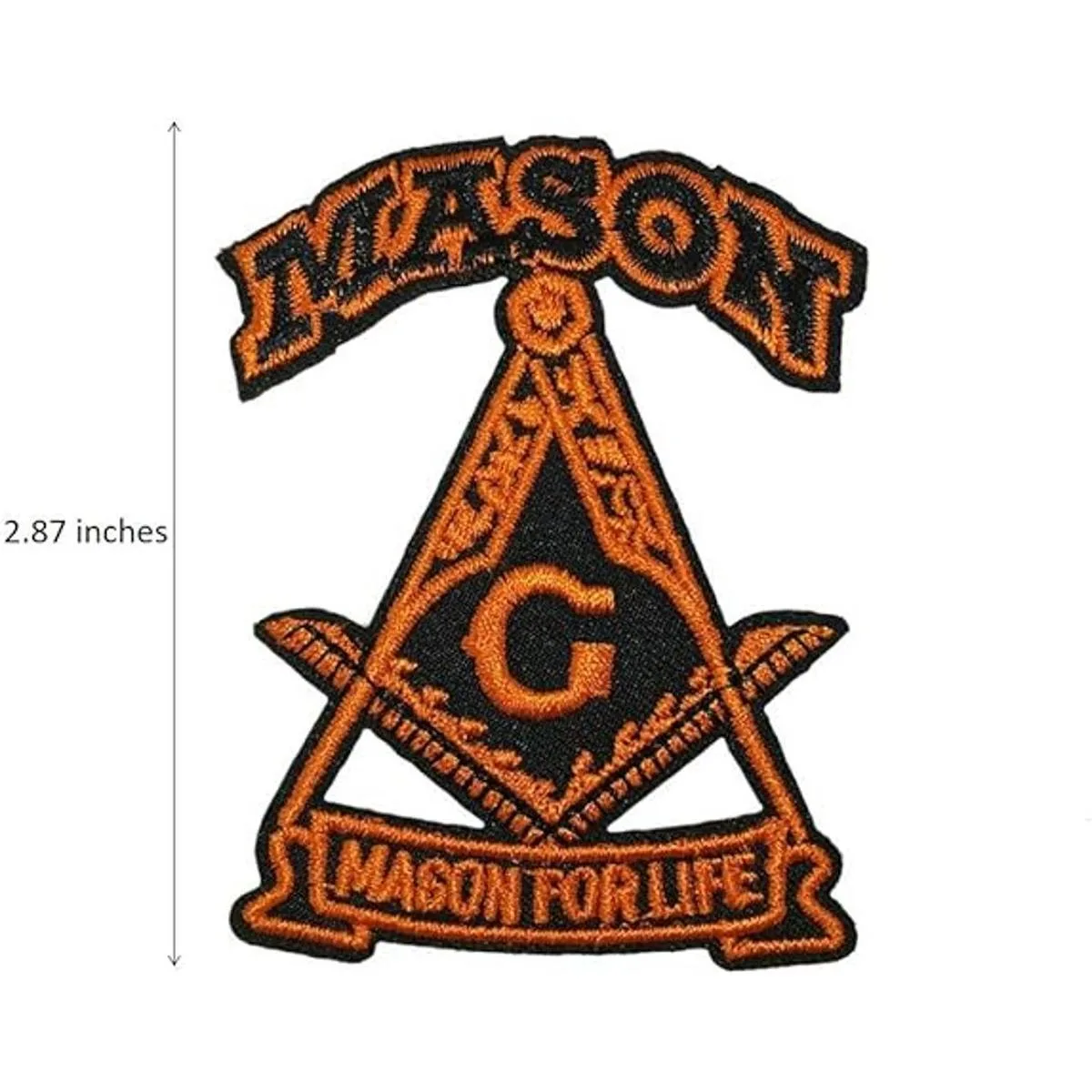 Mason Masonic Mason Parche bordado para planchar diseño_2