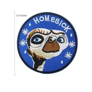 Parche bordado UFO Aliens para planchar paquete de 2_3