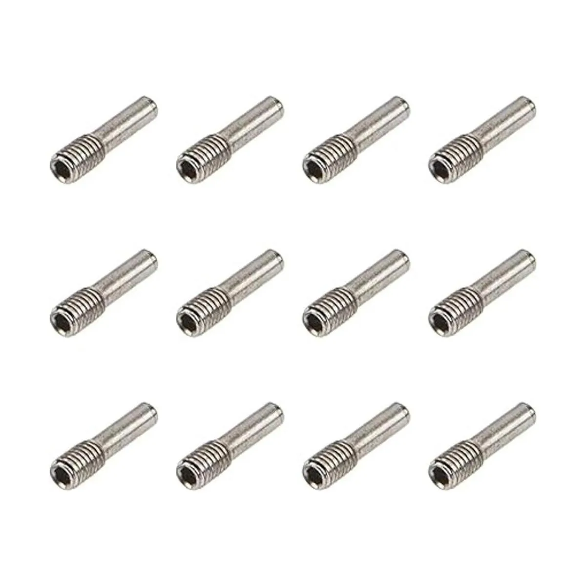 ShareGoo Juego de 12 pernos de tornillo de acero duro M3_2