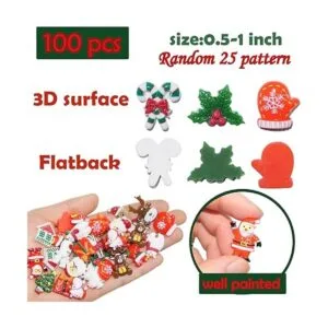 HADDIY Dijes de resina de Navidad para manualidades 100_3