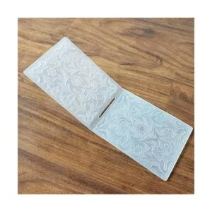 Carpetas de plástico con flores 3D para hacer tarjetas_2