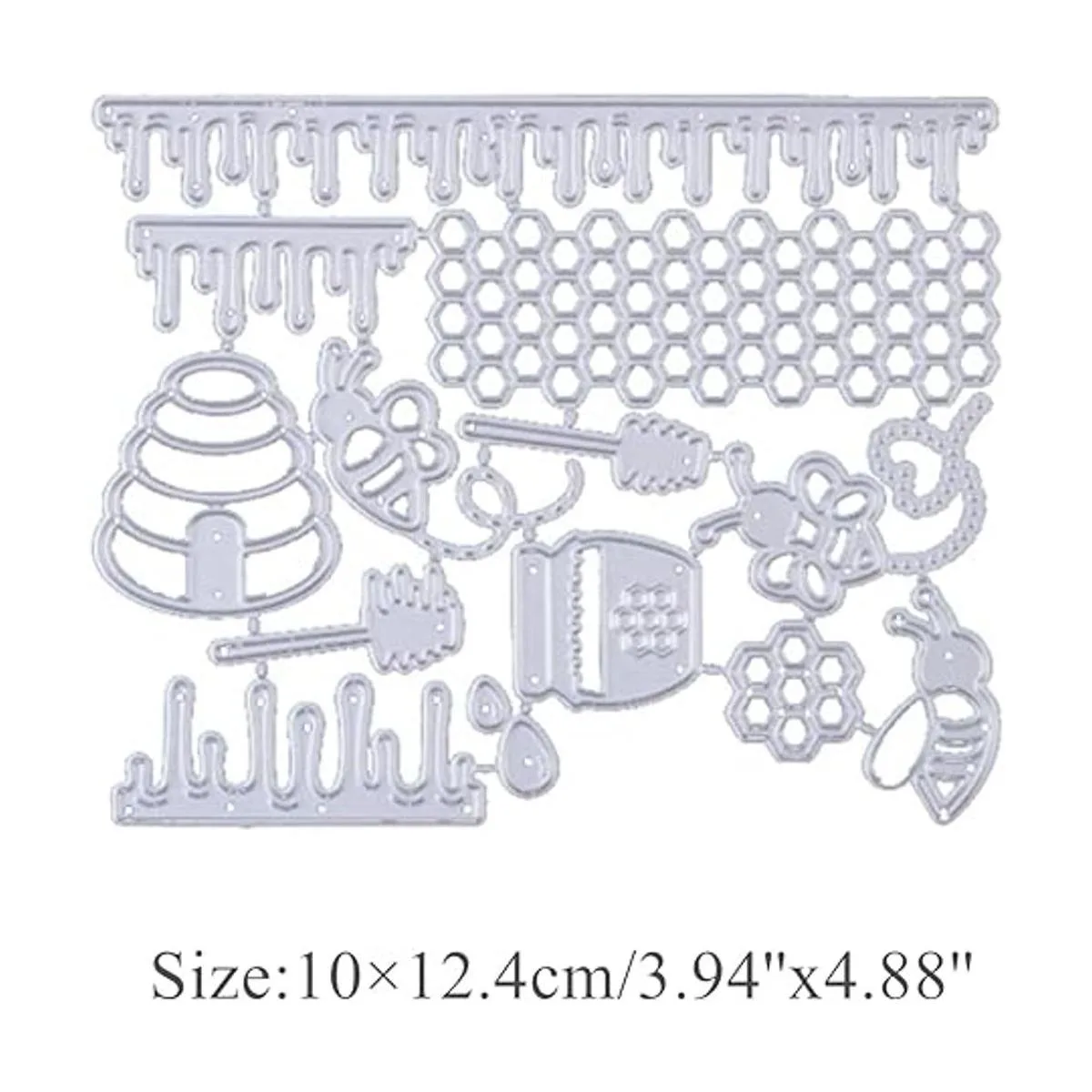 hinana 1000 troqueles de metal con marco de colmena de_2