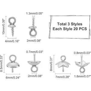 UNICRAFTALE Aproximadamente 60 piezas de dijes para colgar_5