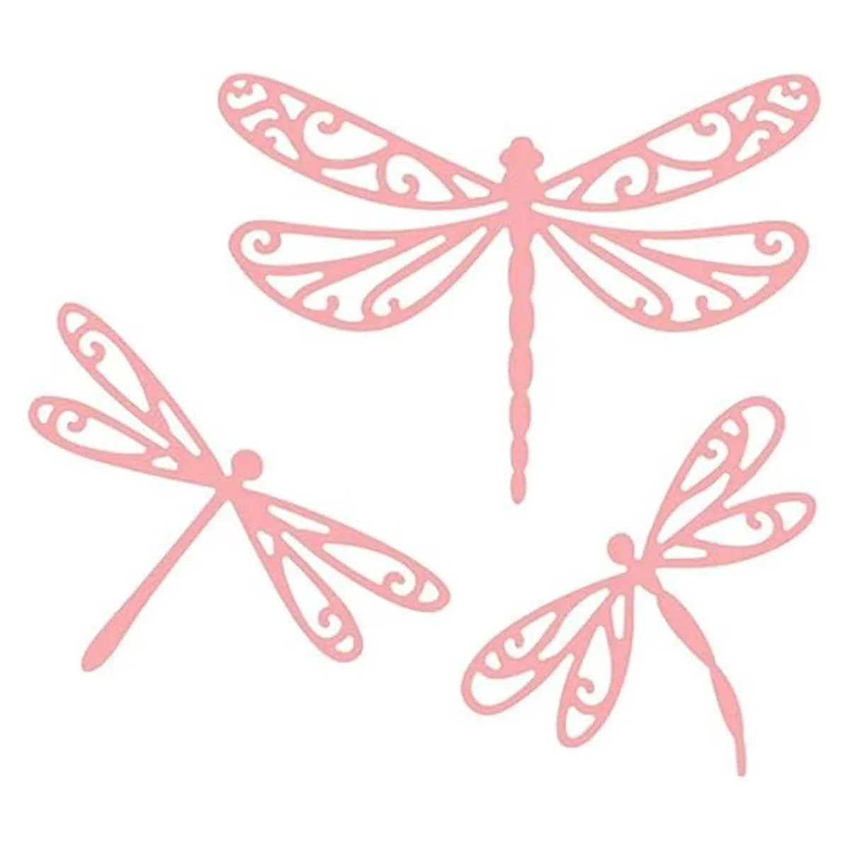 Juego de 3 piezas de hermoso marco de libélulas_4