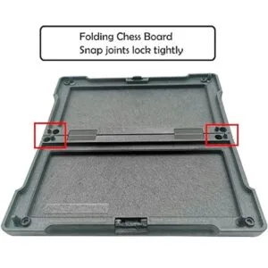 ZeJlo Mini Chess Set 6.5 Portable Folding Chess Board_6