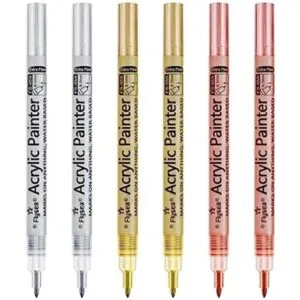 EBOT Rotuladores metálicos dorados oro rosa y plata_1