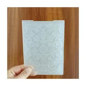 Carpetas de plástico con flores 3D para hacer tarjetas_6