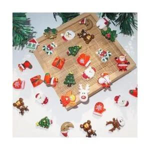 HADDIY Dijes de resina de Navidad para manualidades 100_4
