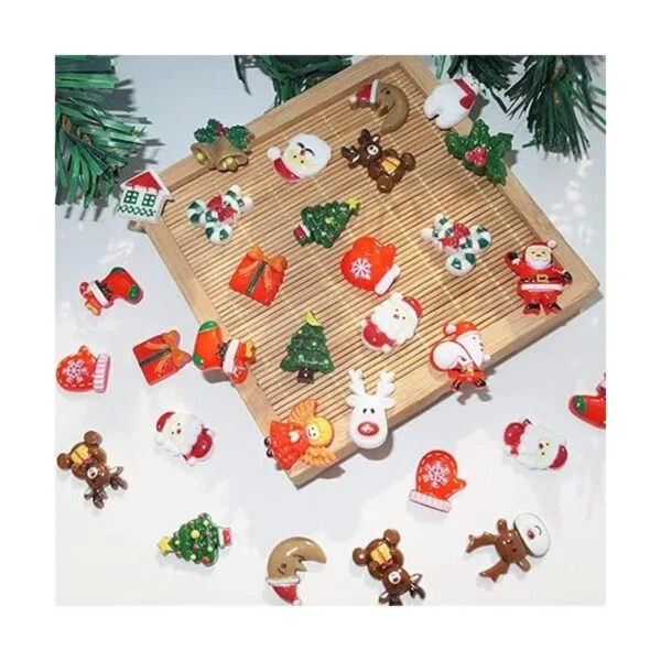 HADDIY Dijes de resina de Navidad para manualidades 100_4