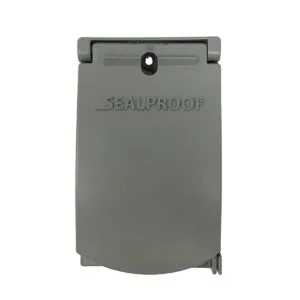 Sealproof 1Gang Cubierta de salida plana de metal_2