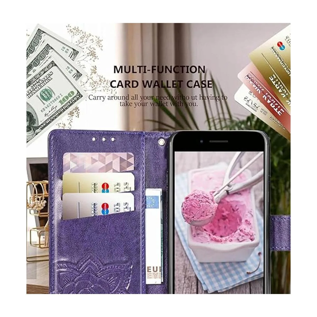 Funda tipo cartera para iPhone SE 2020SE 2022iPhone_4