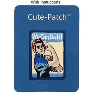 Parche bordado de Rosie The Riveter para coser o coser en_3