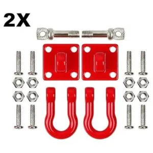 2 juegos de metal para remolques de escalada con gancho de_2