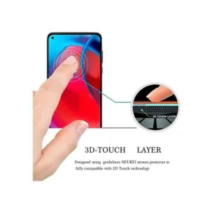 Beukei Protector de pantalla compatible con Motorola Moto_3
