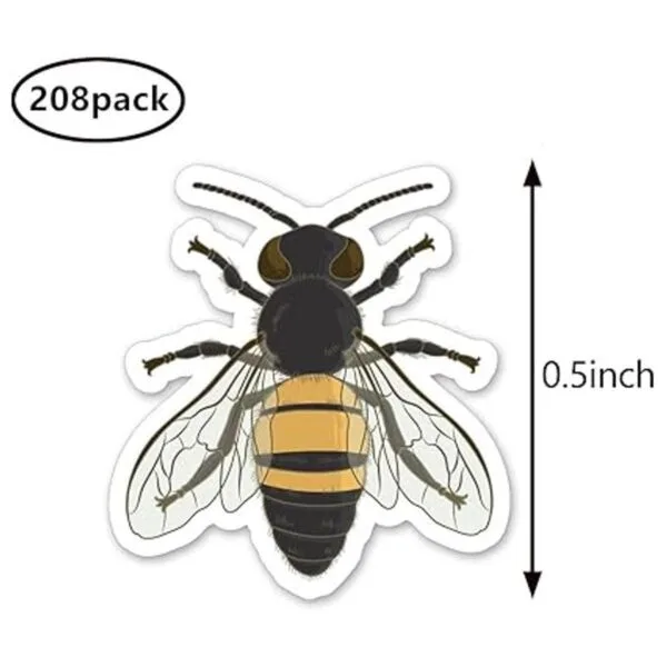 Bumble Bee Calcomanías planificadoras de 0.5 pulgadas_2