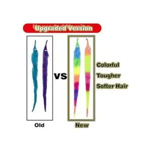 SHENGSEN 6 piezas arco iris gusano mágico juguetes de_3