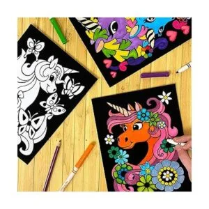Unicorn Power Paquete de 6 pósteres de terciopelo para_3