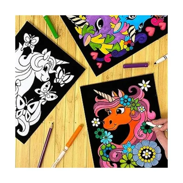Unicorn Power Paquete de 6 pósteres de terciopelo para_3