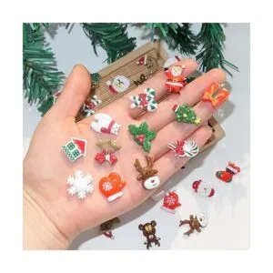 HADDIY Dijes de resina de Navidad para manualidades 100_5