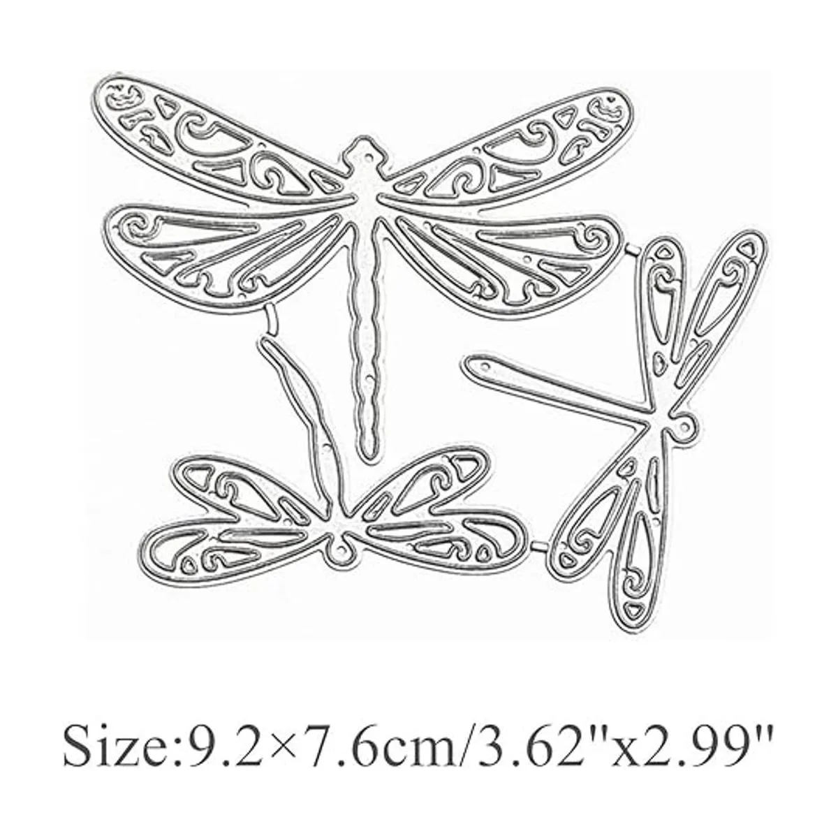 Juego de 3 piezas de hermoso marco de libélulas_2