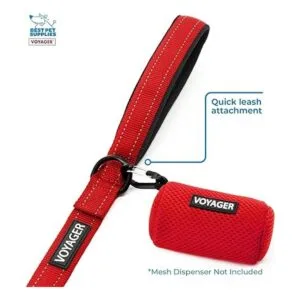 Voyager Reflective Dog Leash with Neoprene Handle 5ft_3