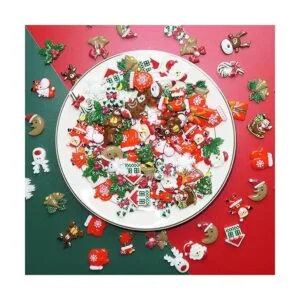 HADDIY Dijes de resina de Navidad para manualidades 100_2