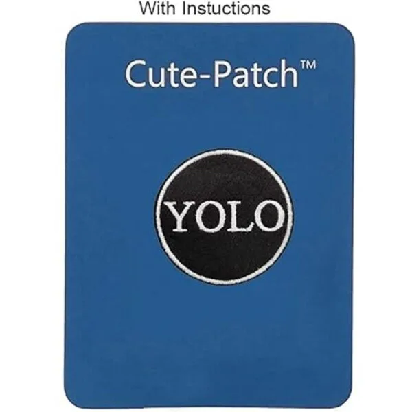 Parche bordado Yolo You Only Live Once para planchar_3