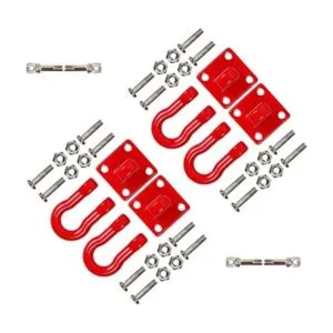 2 juegos de metal para remolques de escalada con gancho de_1