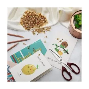 500 sujetadores de latón de papel sujetadores redondos_7