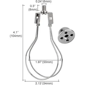 Paquete de 2 adaptadores de clip de bombilla lám_2