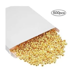 500 sujetadores de latón de papel sujetadores redondos_4