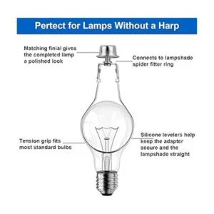 Paquete de 2 adaptadores de clip de bombilla lám_3