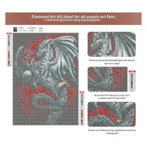 Kits de pintura de diamantes de dragón para adultos_2