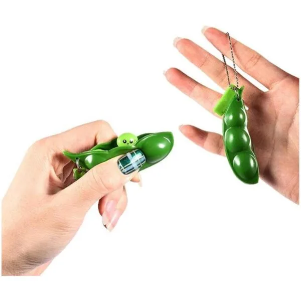 Anpole Paquete de 5 juguetes para ansiedad Peapod llavero_2