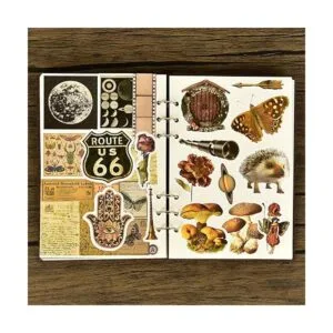 ANERZA 300 calcomanías vintage calcomanías estéticas para_4