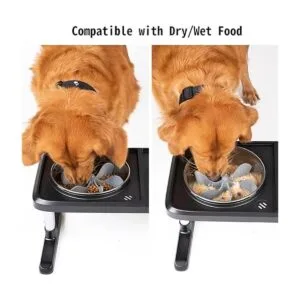 Keegud Cuencos de alimentación lenta para perro 36_4
