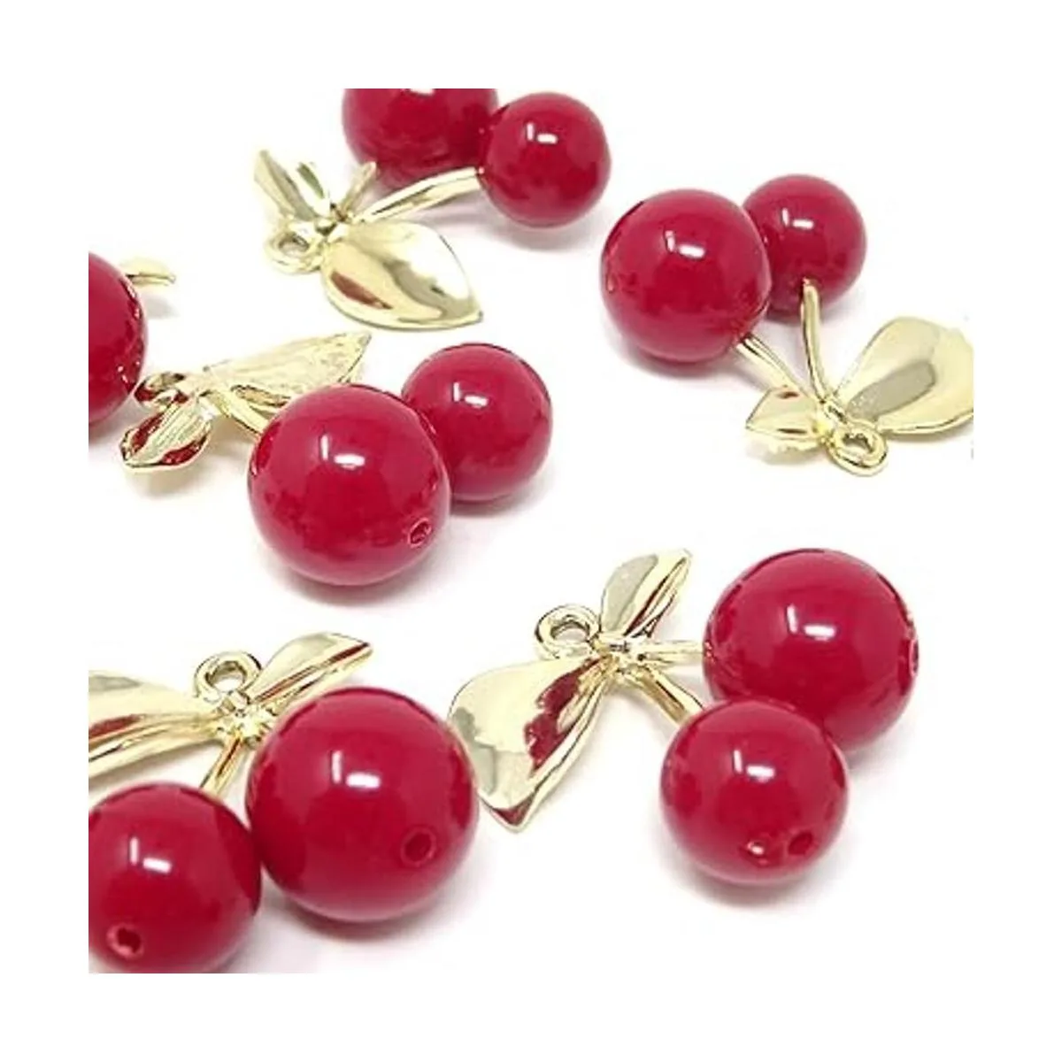 Honbay 10 colgantes de cerezo rojo de frutas para_3