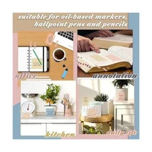 900 notas adhesivas transparentes con marcador translúcido_6