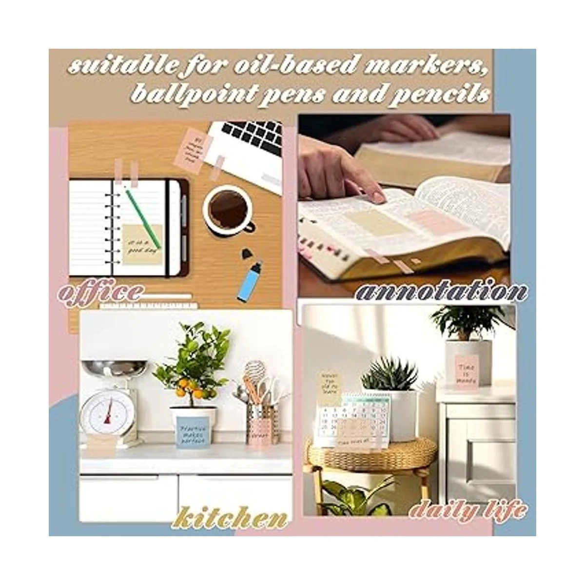 900 notas adhesivas transparentes con marcador translúcido_6