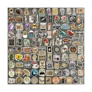 ANERZA 300 calcomanías vintage calcomanías estéticas para_6