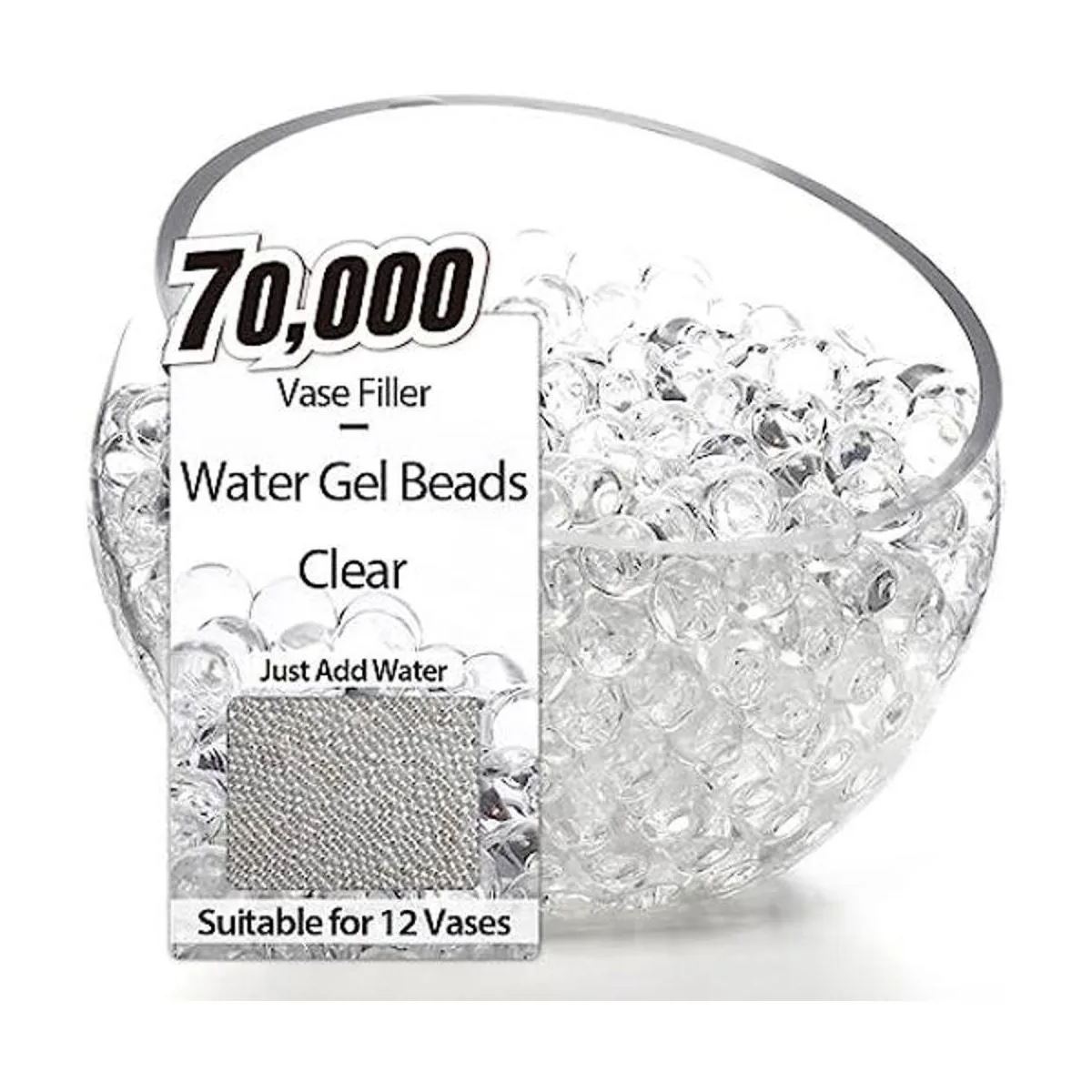 NOTCHIS 70000 cuentas de gel de agua transparentes para_1