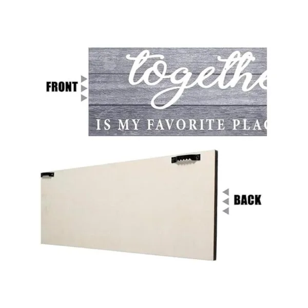 2 carteles de decoración del hogar This is Us Our Life Our_5
