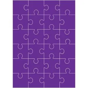 hinana Marco de rompecabezas rectangular de metal_7