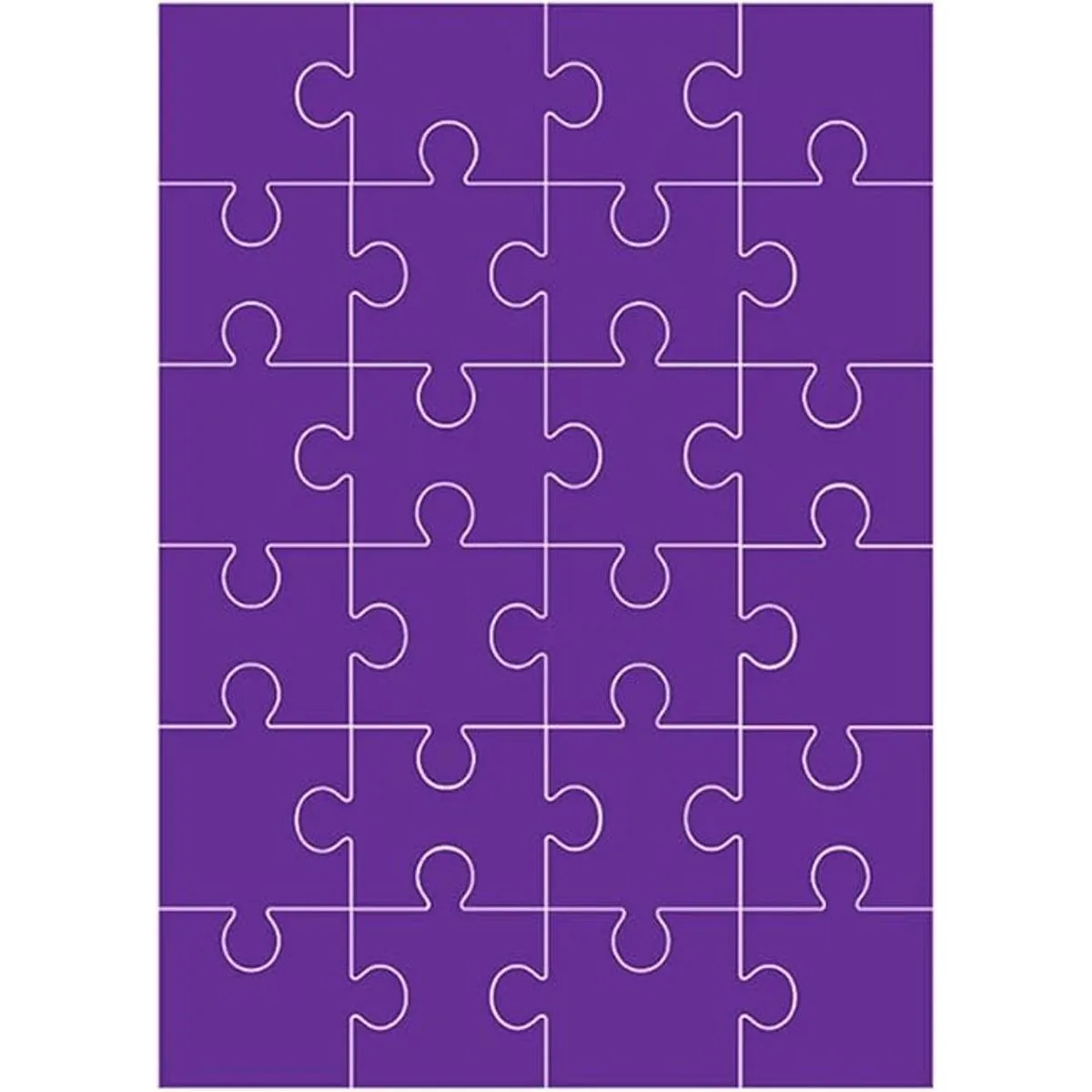 hinana Marco de rompecabezas rectangular de metal_7