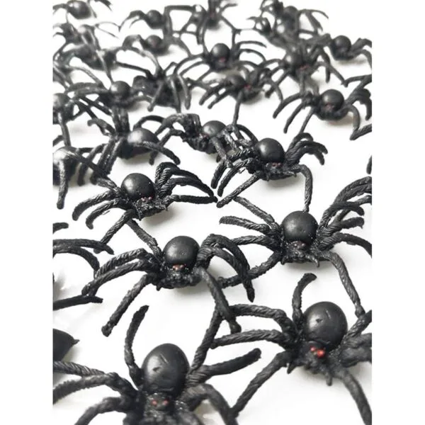 Muzboo Juguetes de araña de plástico realistas accesorios_2