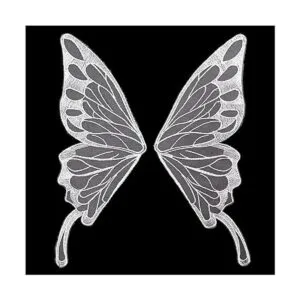 SuiGlory 1 par de apliques de encaje de mariposa adornos_3