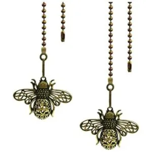 Hyamass 2 colgantes de abejas de techo vintage de 12.0 in_1