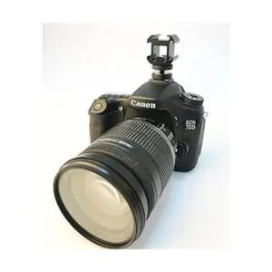 Soporte de zapata caliente para cámara adaptador triple_5